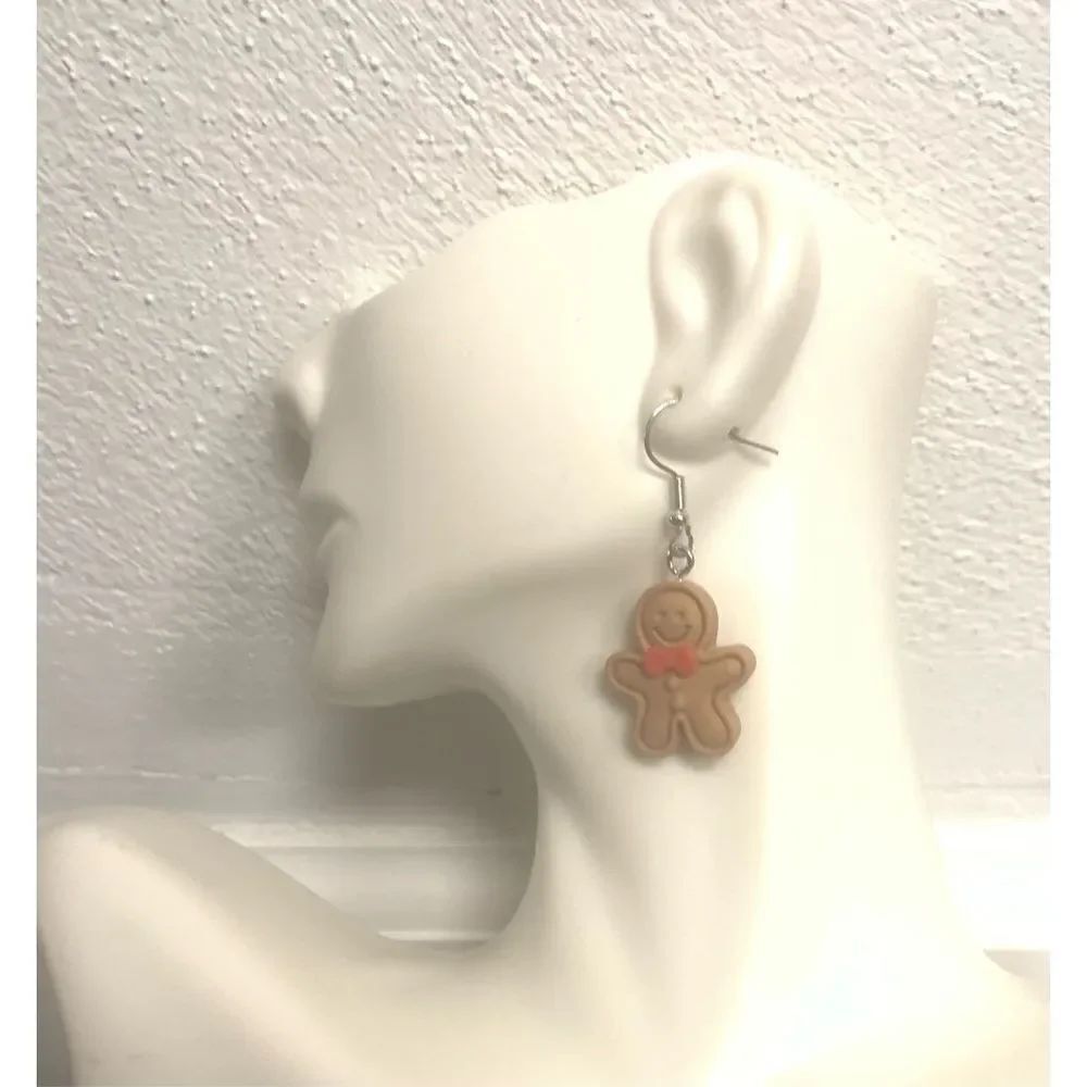 Gingerbread Cookie Earrings
